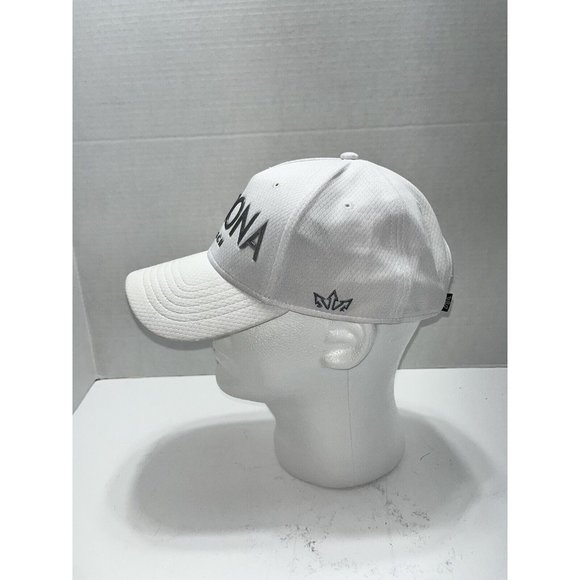 Daytona Beach  ￼White Embroidered Adjustable Strapback Hat Cap Essencial - Picture 2 of 6